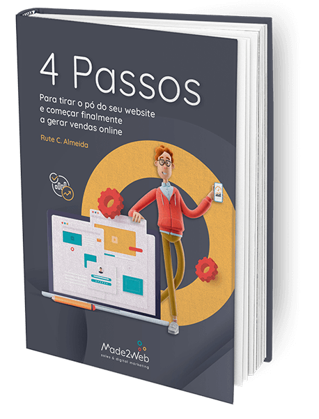 Ebook 4 passos para tirar o pó do seu website